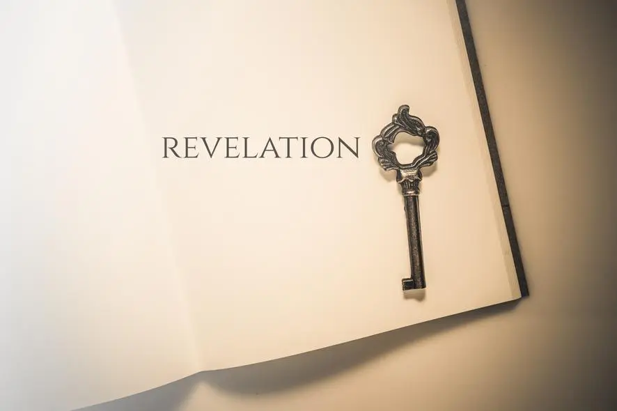 Vintage tone the bible book of Revelation